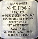 Stolperstein Anne Frank